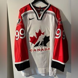 Wayne Gretzky Canada Olympic PRO Jersey Size 52